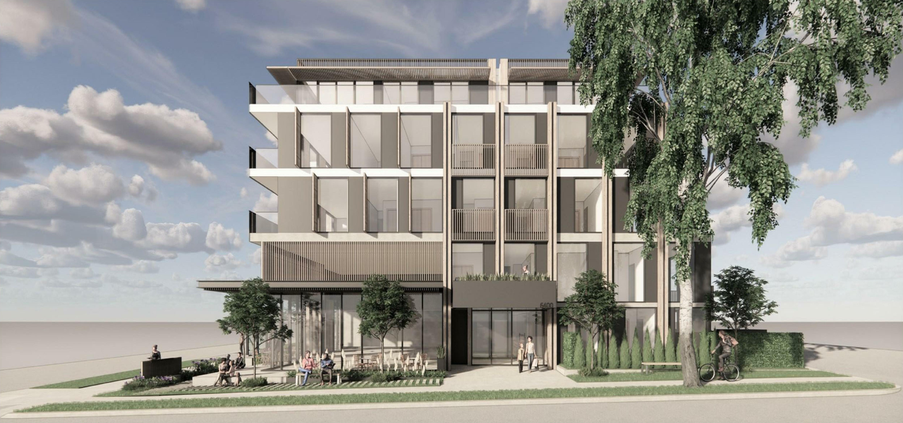 Rendering of building from page 3 of the file 'Application booklet'