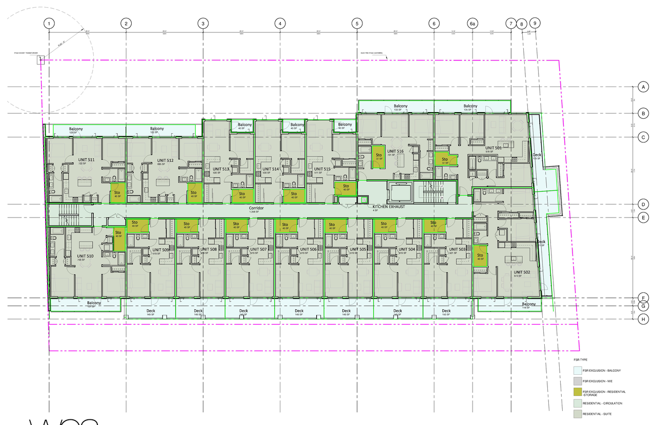 Floor plan for project from page 32 of the file 'Application booklet'