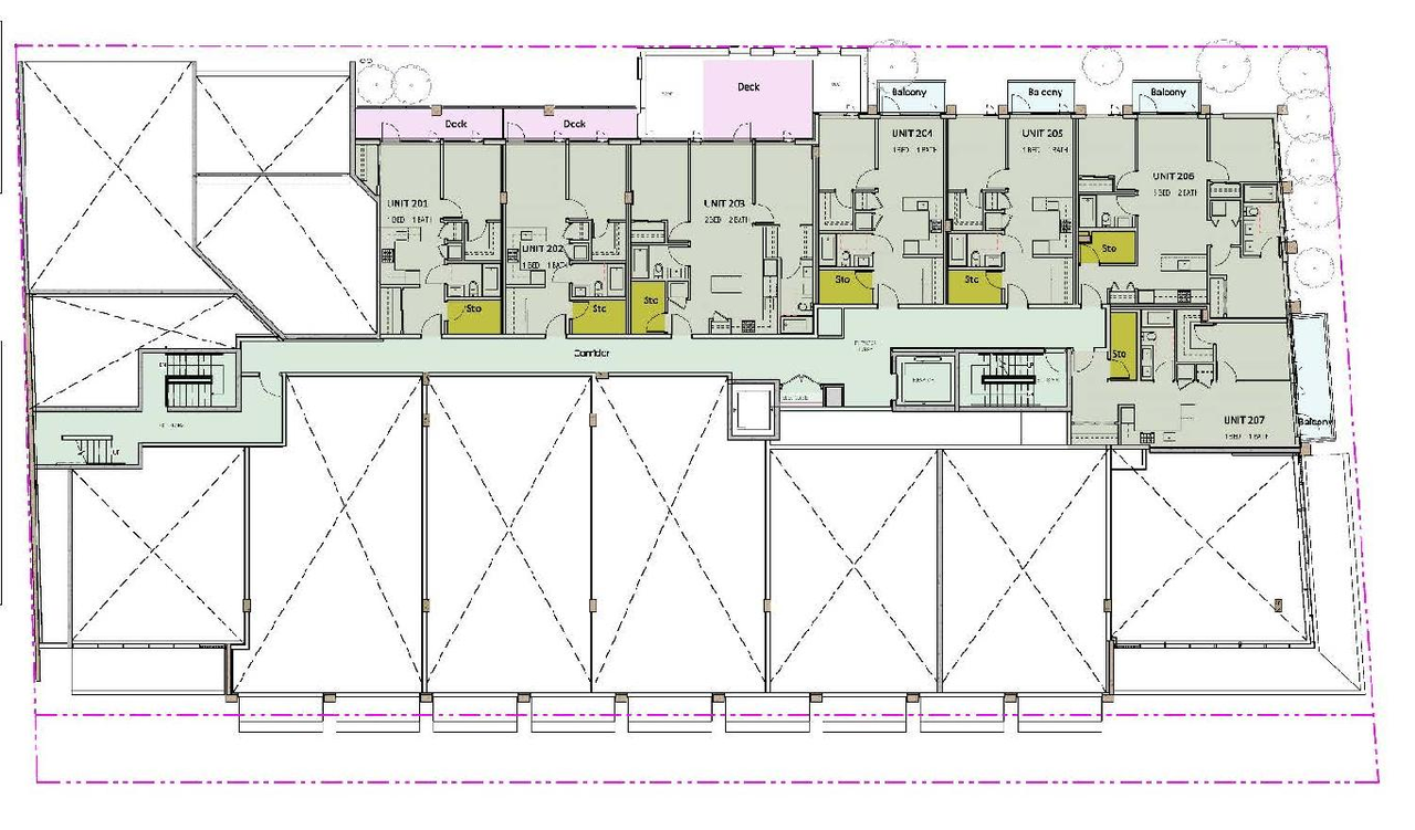 Floor plan for project from page 19 of the file 'Referral Report'