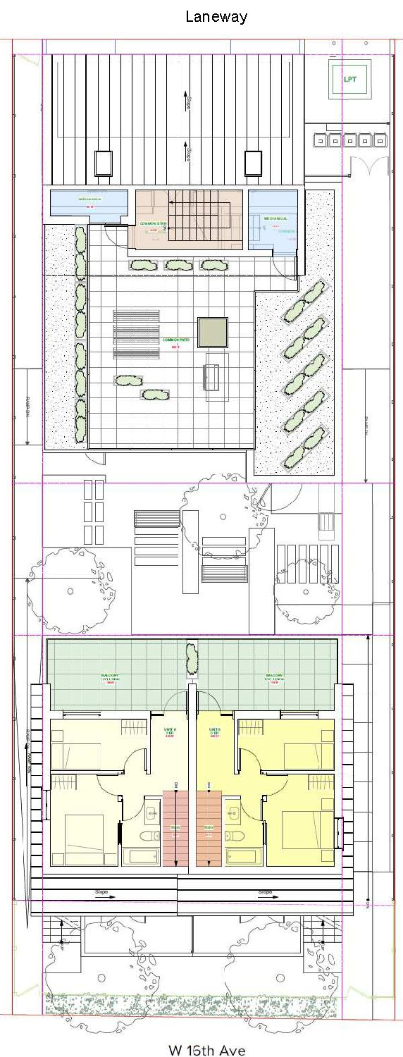 Floor plan for project from page 29 of the file 'Referral Report'