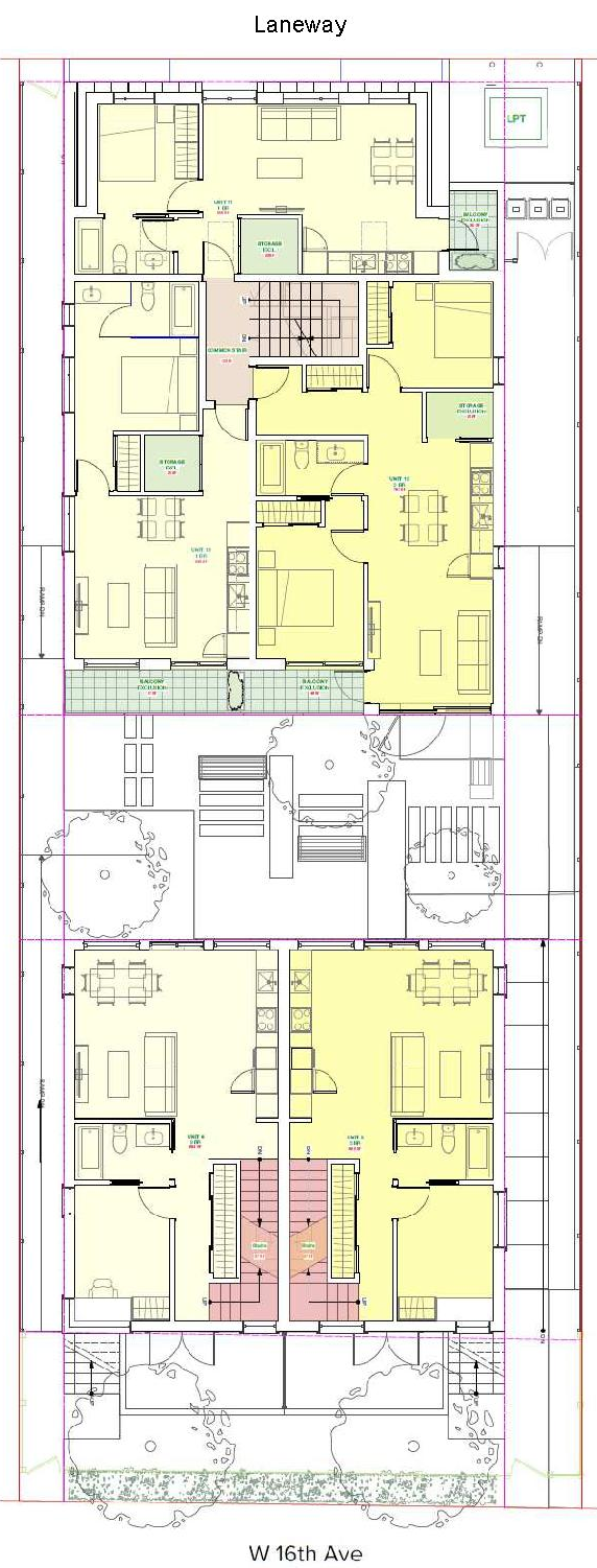Floor plan for project from page 29 of the file 'Referral Report'