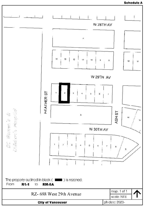Construction site plan for project from page 7 of the file 'Referral report'