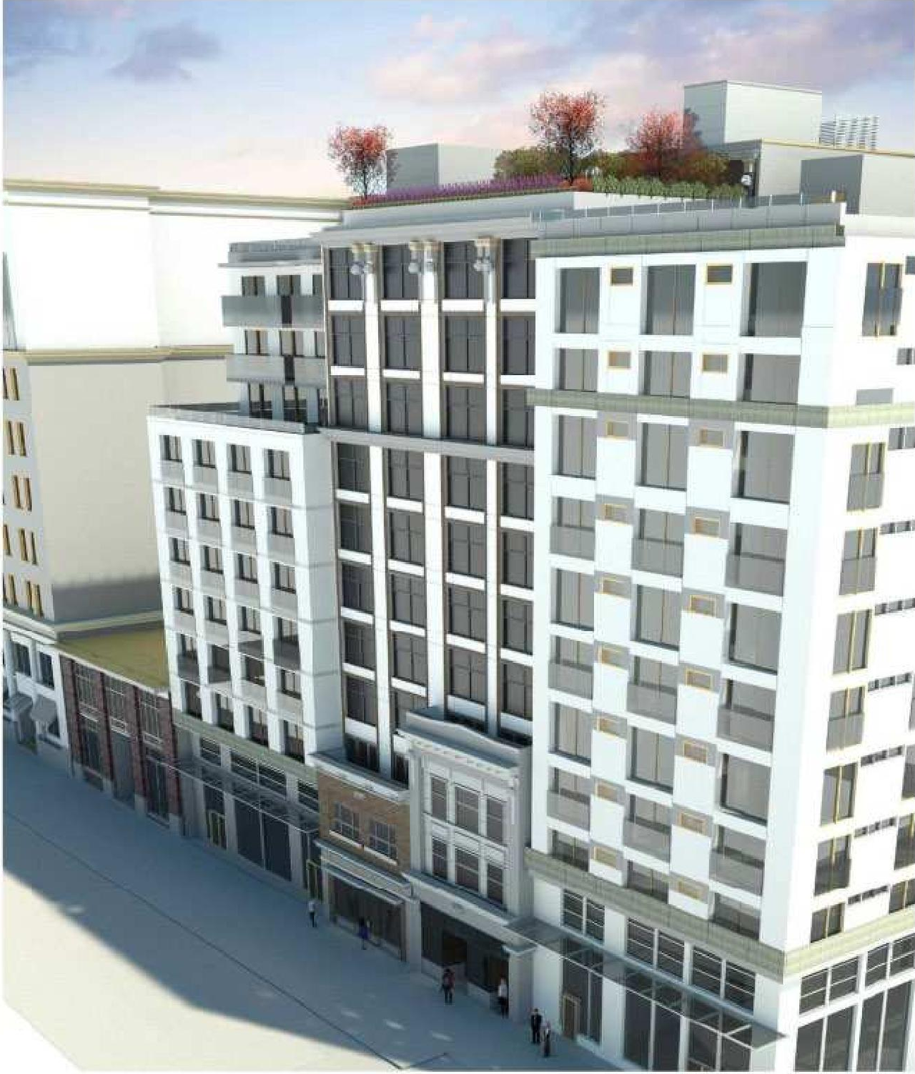 Rendering of building from page 49 of the file 'Referral report'