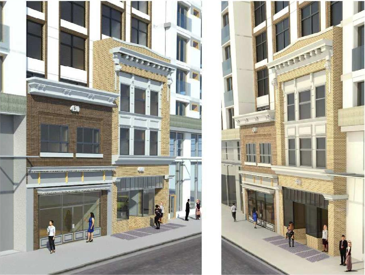 Rendering of building from page 51 of the file 'Referral report'