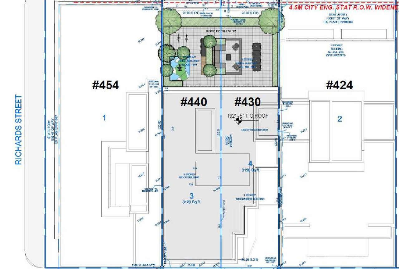 Construction site plan for project from page 53 of the file 'Referral report'
