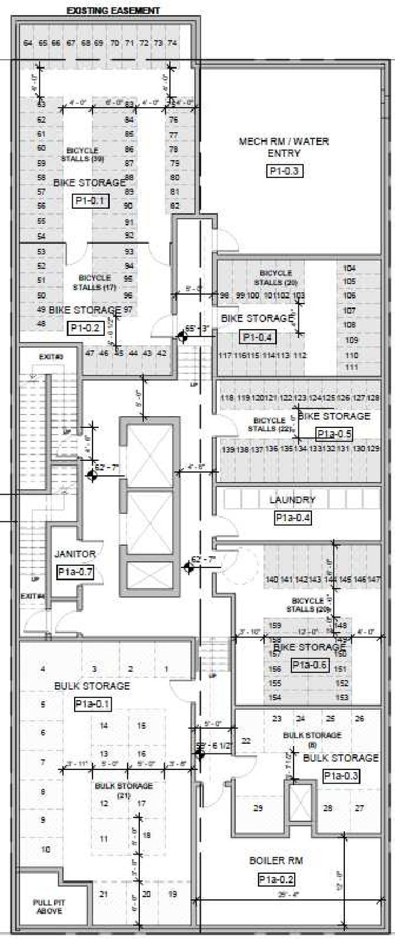 Construction site plan for project from page 54 of the file 'Referral report'