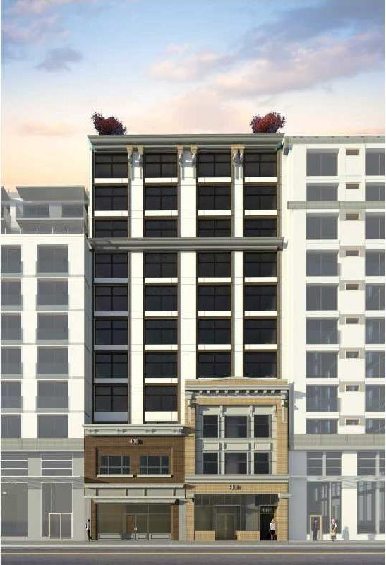 Rendering of building from page 6 of the file 'Referral report'