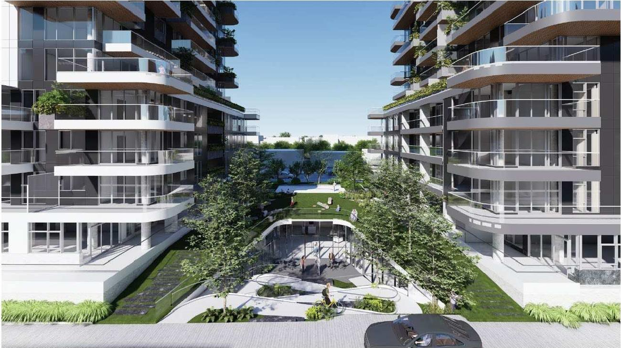 Rendering of building from page 71 of the file 'Referral report'