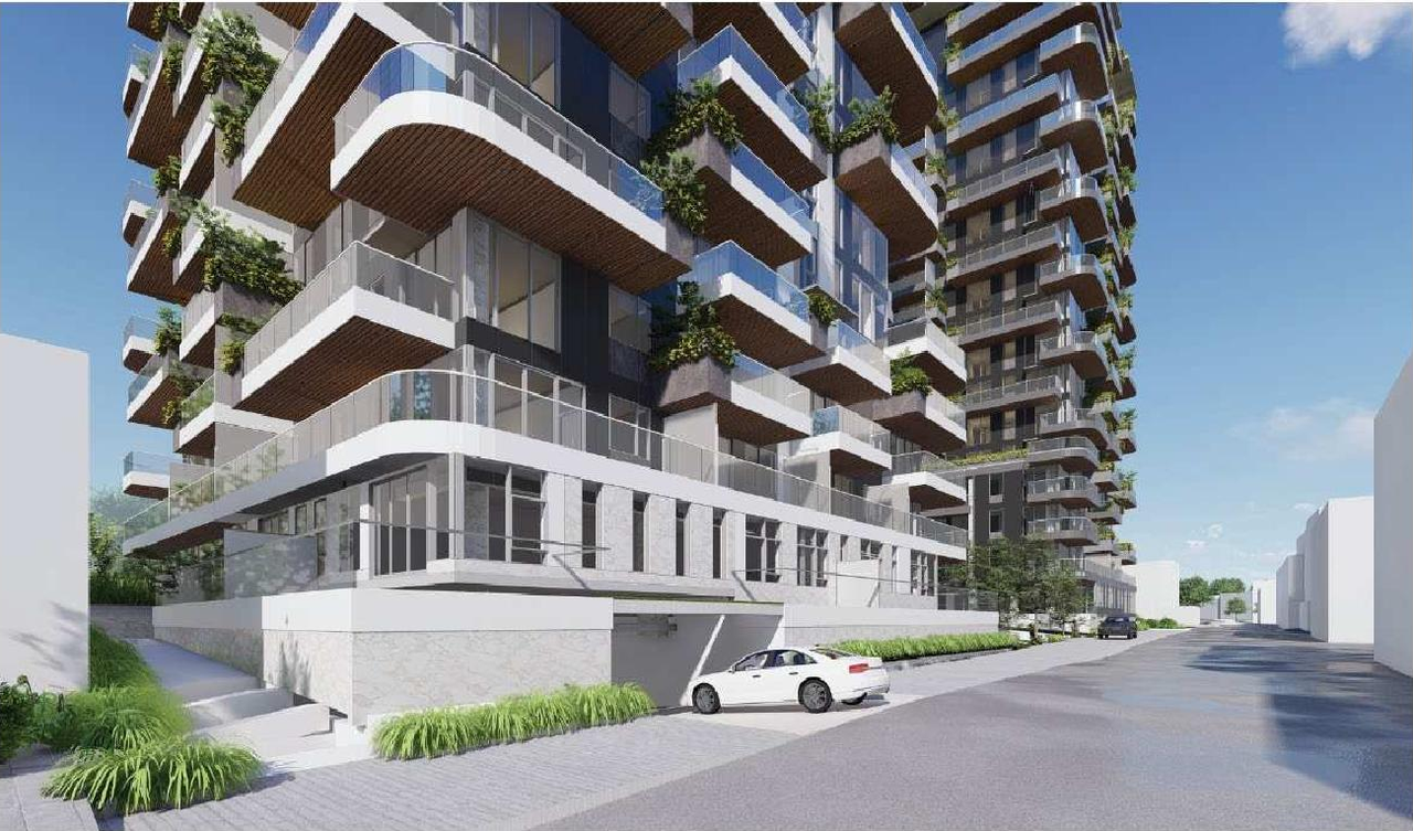 Rendering of building from page 71 of the file 'Referral report'