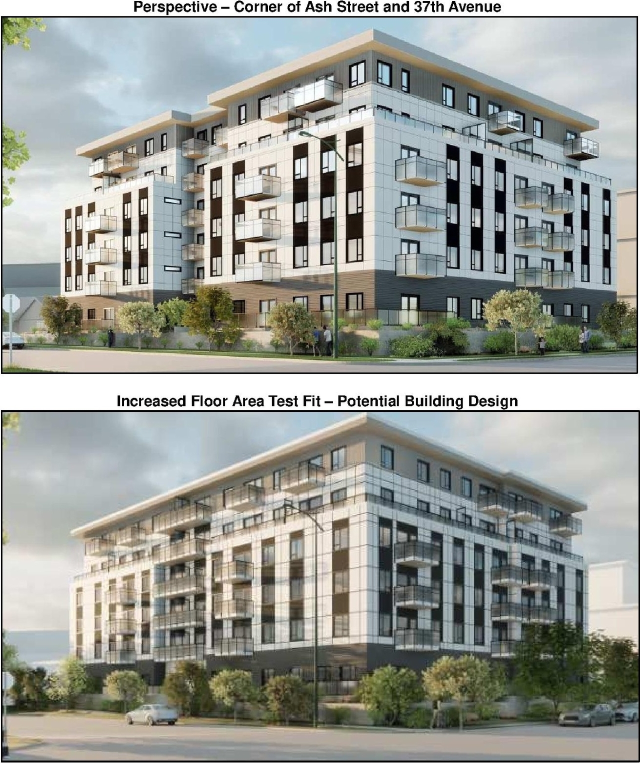 Rendering of building from page 75 of the file 'Referral report'