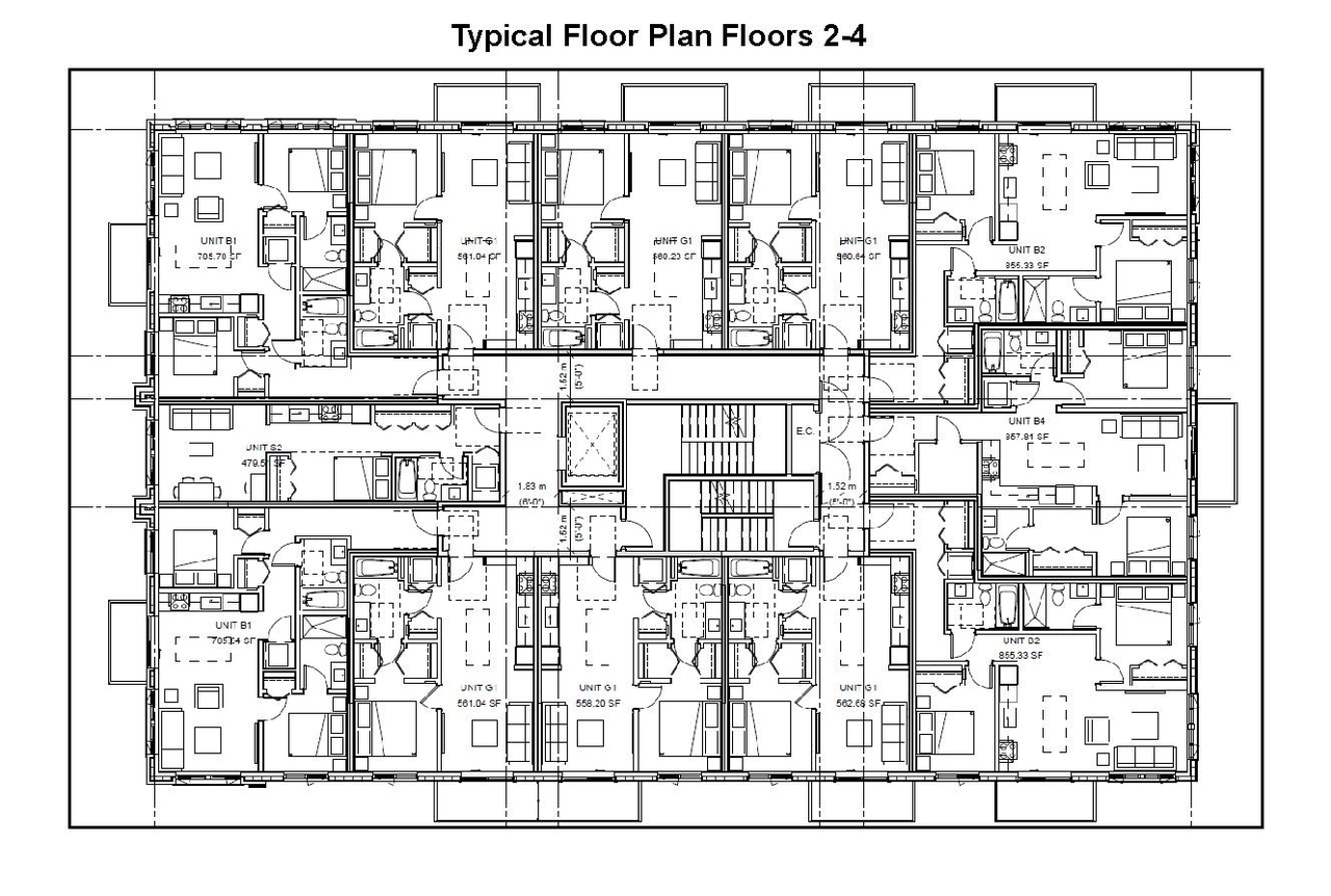 Floor plan for project from page 33 of the file 'Referral report'