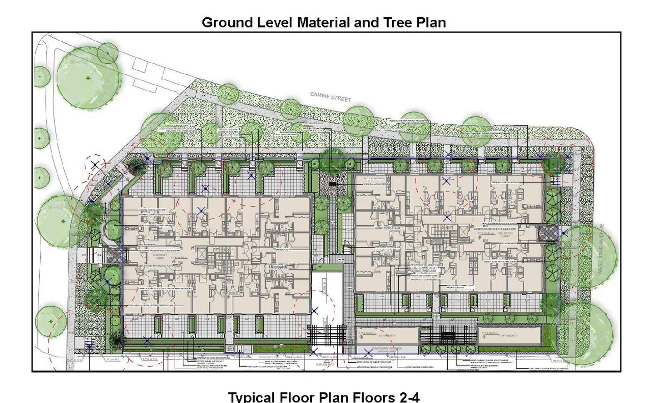 Floor plan for project from page 33 of the file 'Referral report'