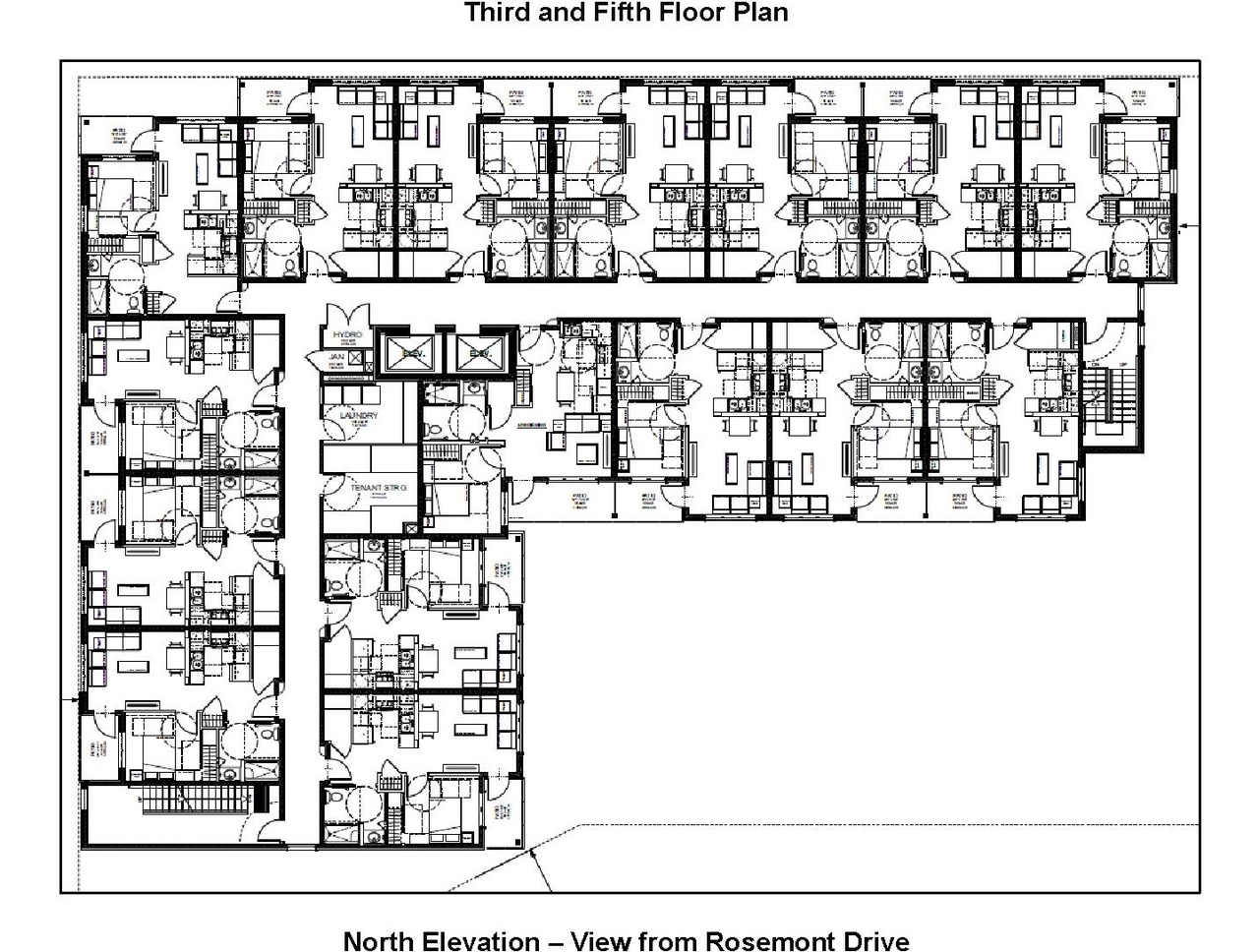 Floor plan for project from page 44 of the file 'Referral report'