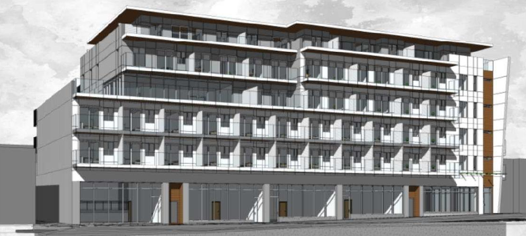 Rendering of building from page 32 of the file 'Referral report'