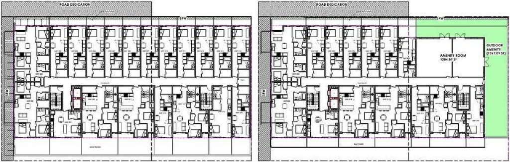 Floor plan for project from page 34 of the file 'Referral report'