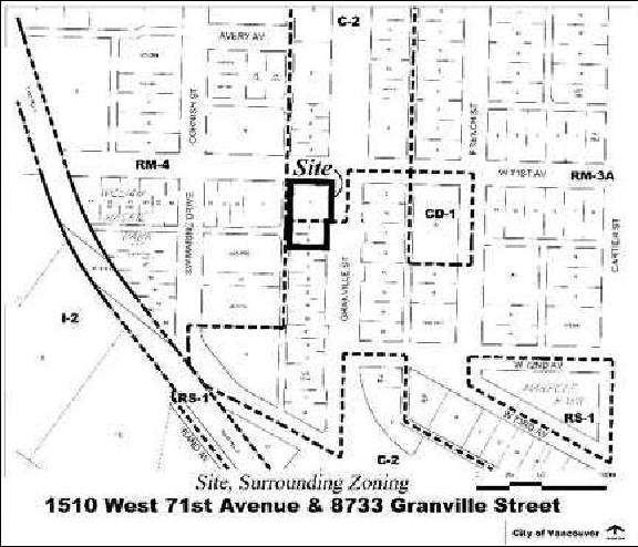 Construction site plan for project from page 4 of the file 'Referral report'
