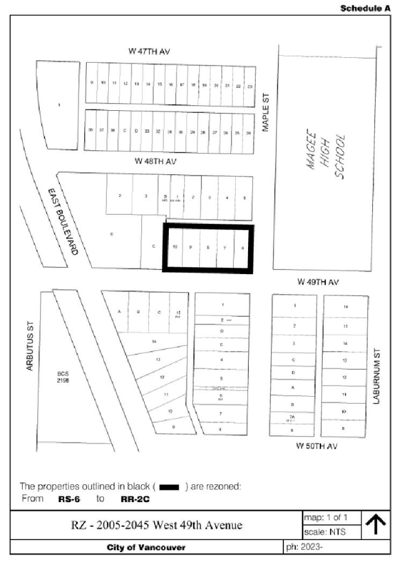 Construction site plan for project from page 12 of the file 'Referral Report'