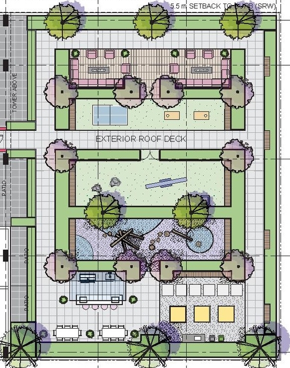 Floor plan for project from page 12 of the file 'Application booklet'