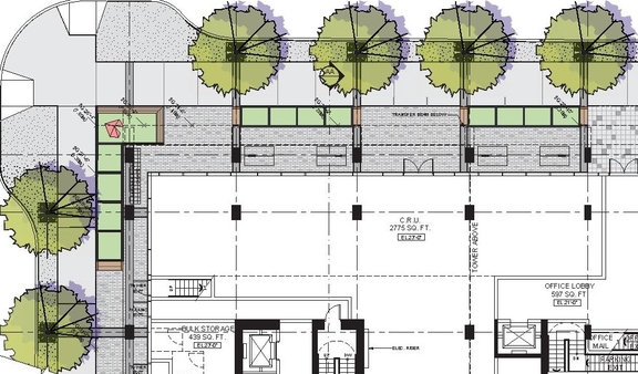 Floor plan for project from page 9 of the file 'Application booklet'