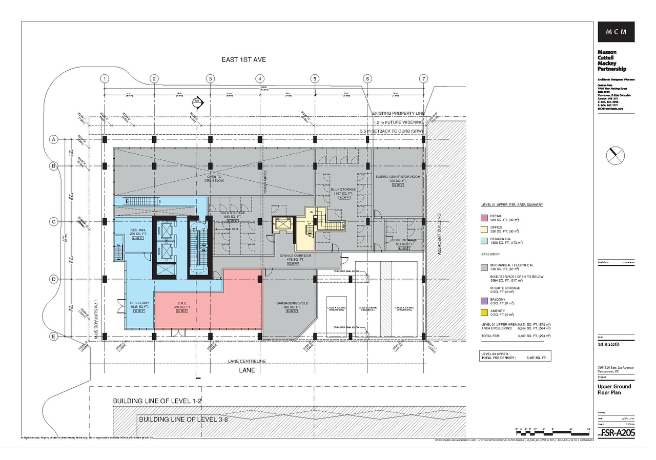 Construction site plan for project from page 103 of the file 'Application booklet'