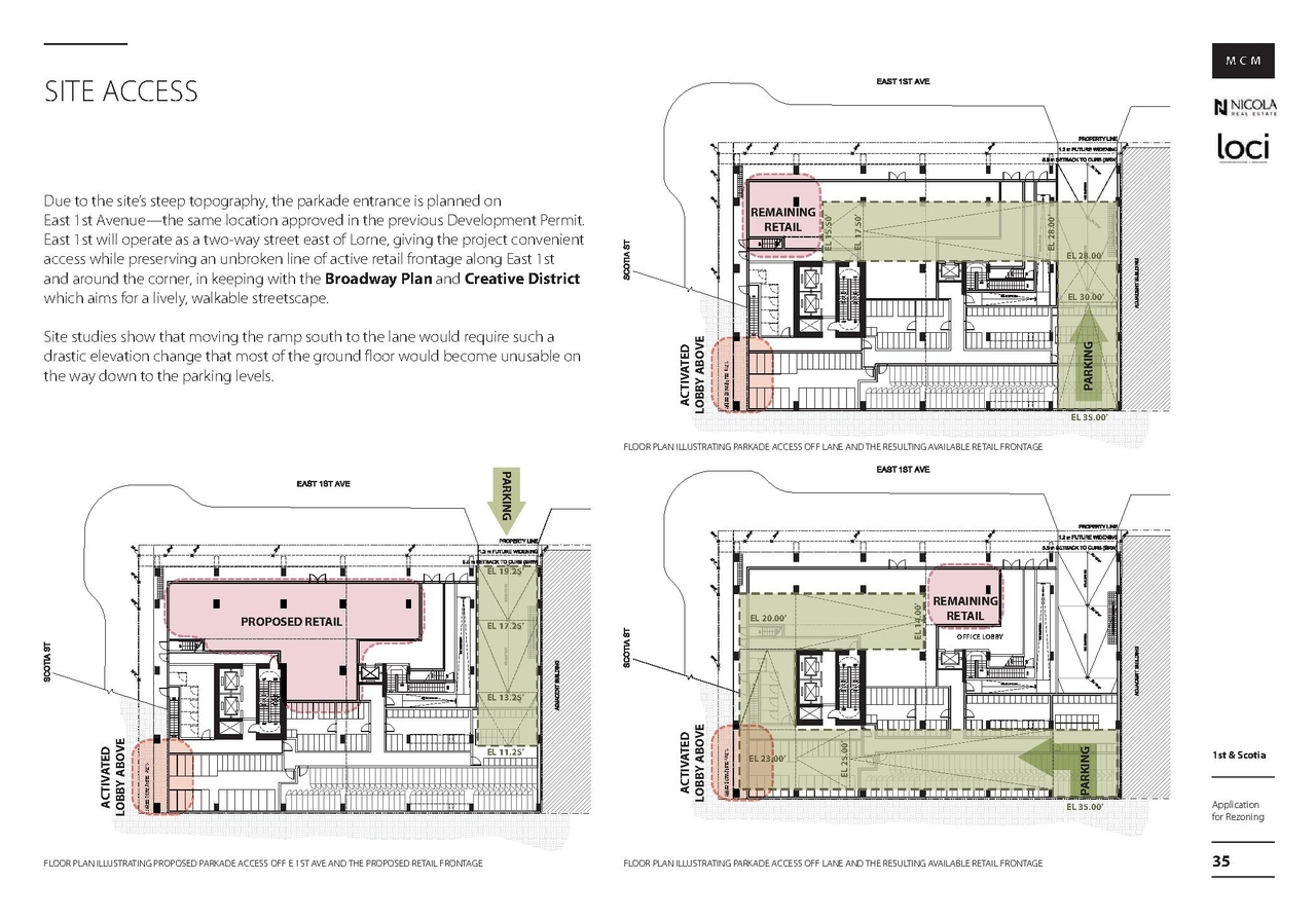Floor plan for project from page 35 of the file 'Application booklet'