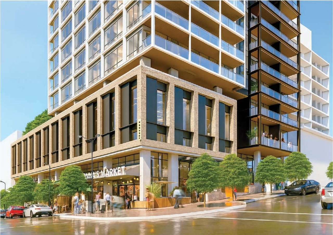Rendering of building from page 43 of the file 'Application booklet'