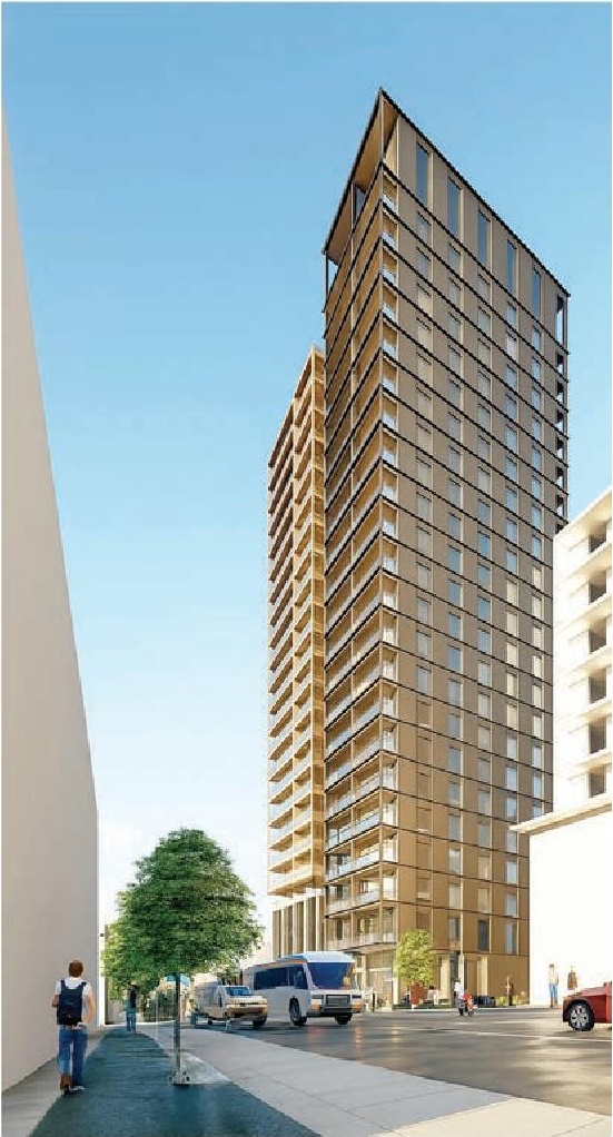 Rendering of building from page 44 of the file 'Application booklet'