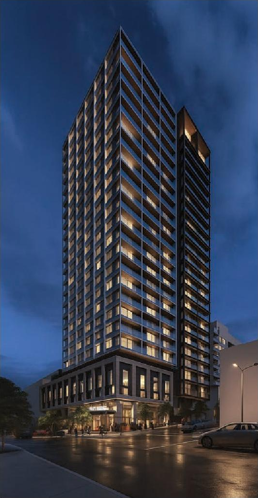 Rendering of building from page 7 of the file 'Application booklet'