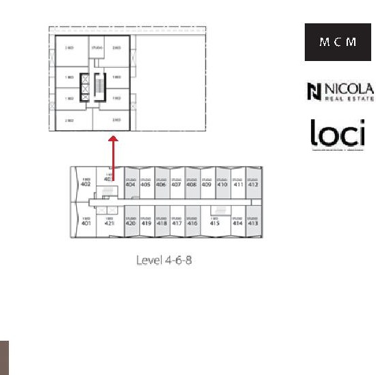 Floor plan for project from page 70 of the file 'Application booklet'