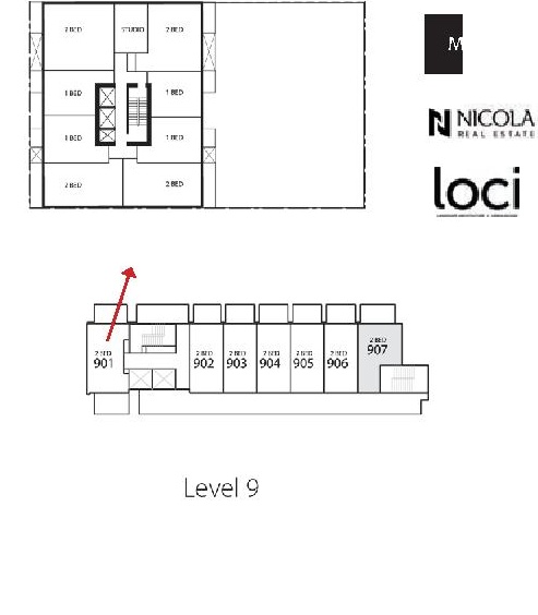 Floor plan for project from page 76 of the file 'Application booklet'