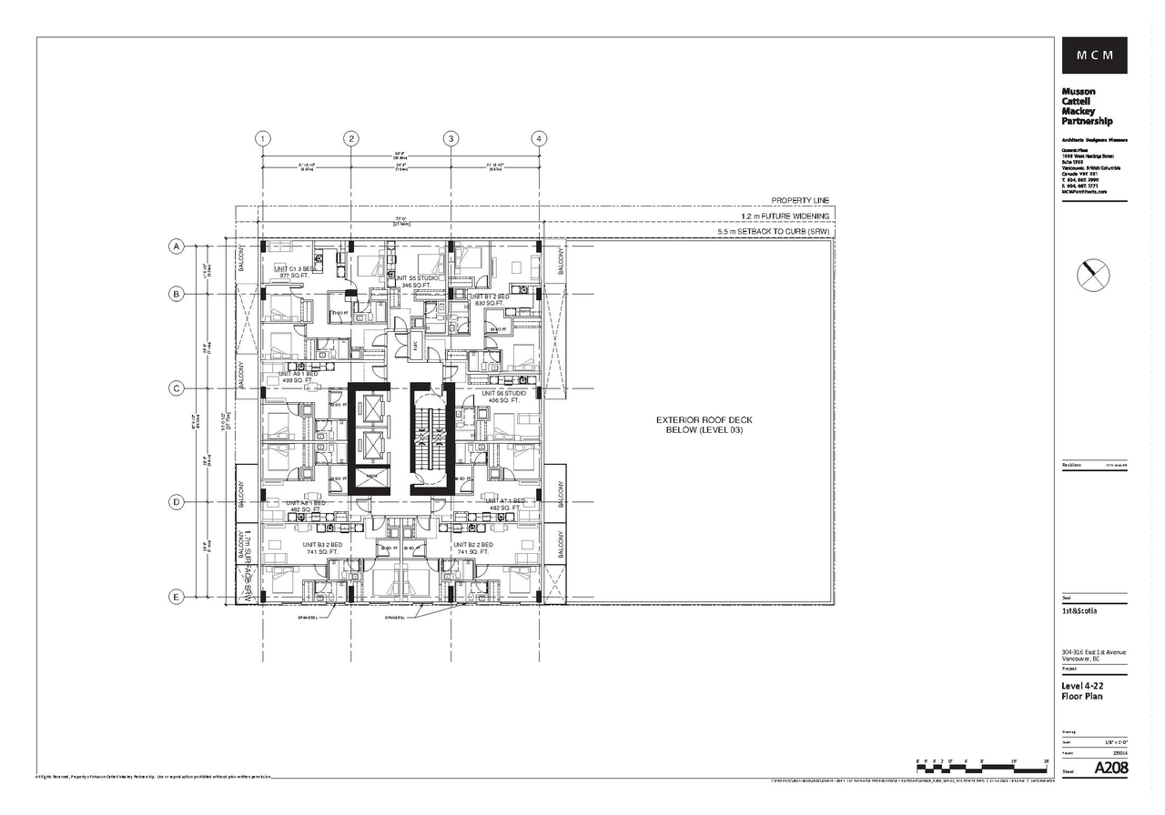 Floor plan for project from page 90 of the file 'Application booklet'