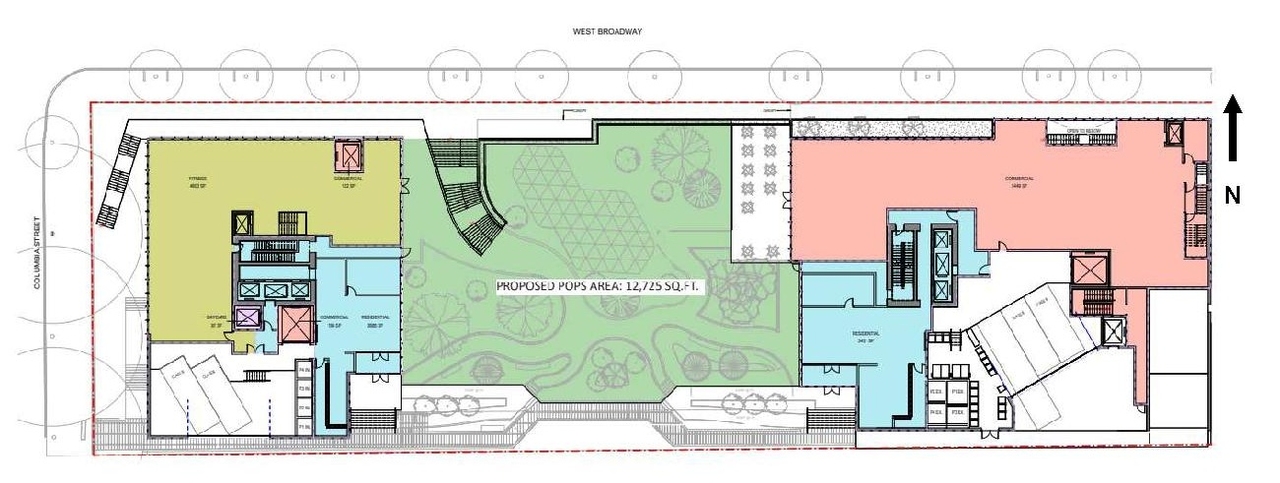 Floor plan for project from page 42 of the file 'Referral report'