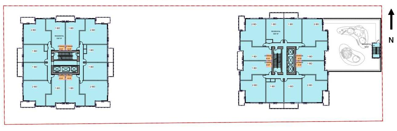 Floor plan for project from page 43 of the file 'Referral report'