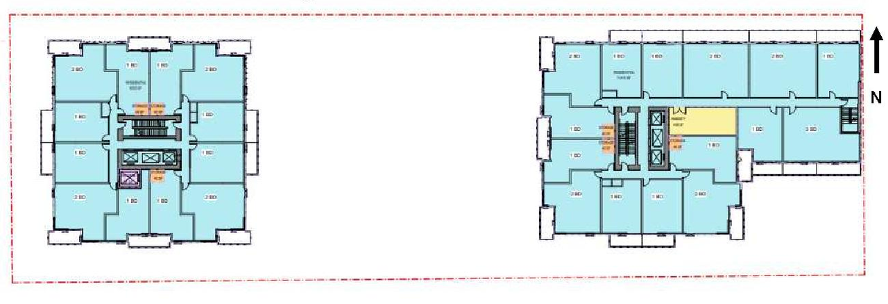 Floor plan for project from page 43 of the file 'Referral report'