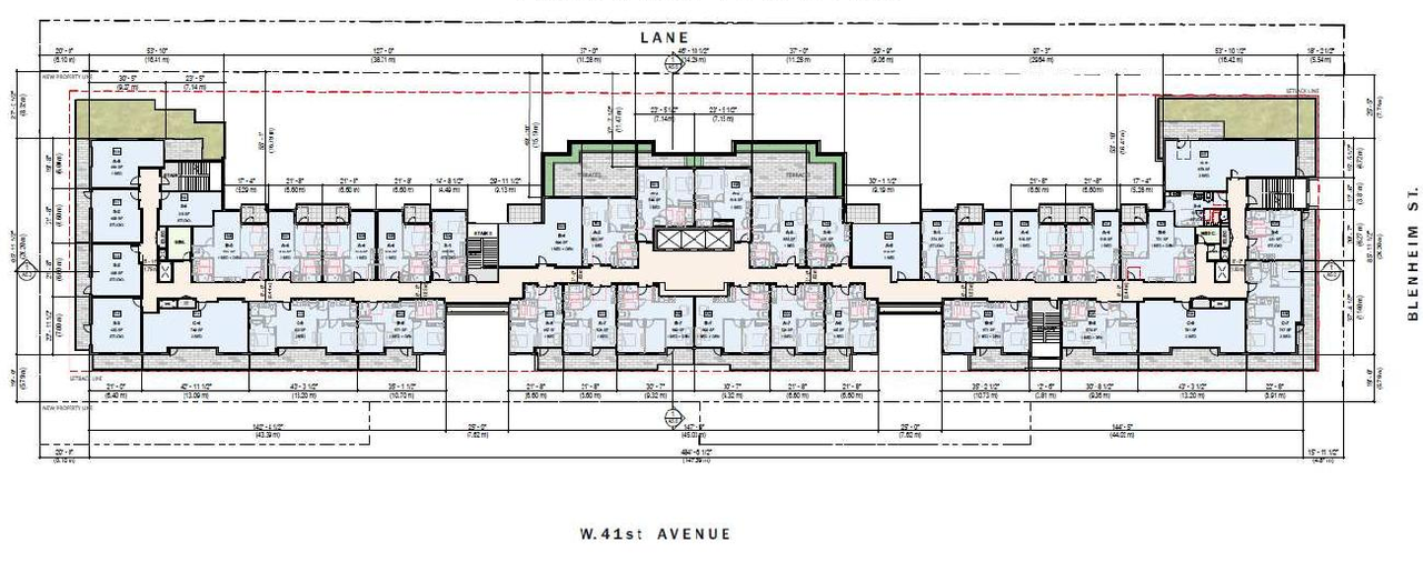 Floor plan for project from page 41 of the file 'Referral report'