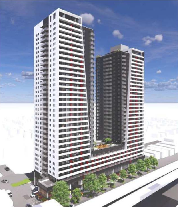 Rendering of building from page 7 of the file 'Referral report'