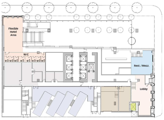 Floor plan for project from page 46 of the file 'Referral report'