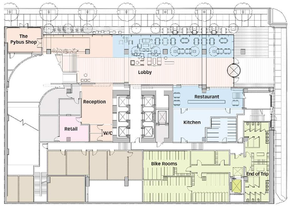 Floor plan for project from page 46 of the file 'Referral report'