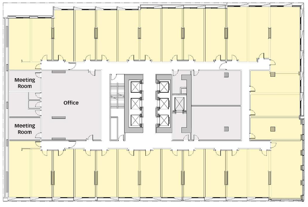 Floor plan for project from page 47 of the file 'Referral report'