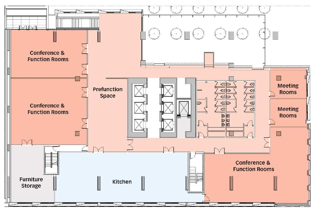Floor plan for project from page 47 of the file 'Referral report'