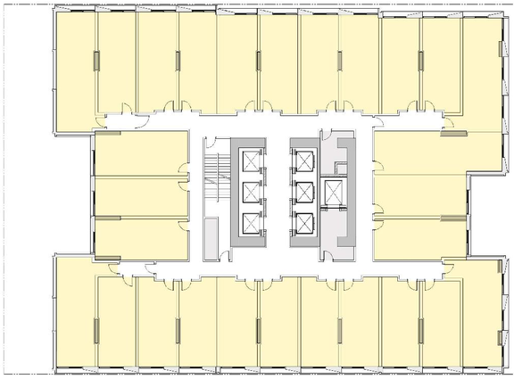 Floor plan for project from page 48 of the file 'Referral report'