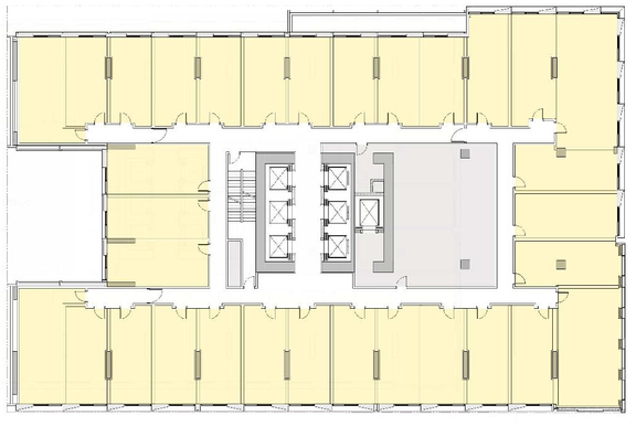 Floor plan for project from page 48 of the file 'Referral report'