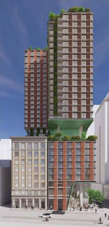 Rendering of building from page 7 of the file 'Referral report'