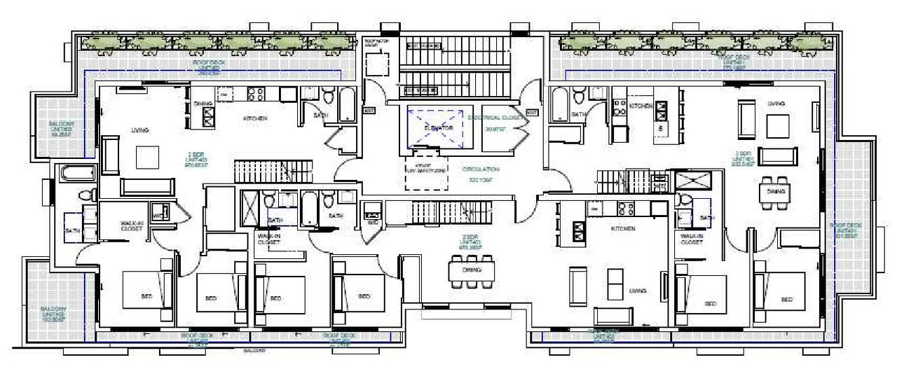Floor plan for project from page 28 of the file 'Referral report'