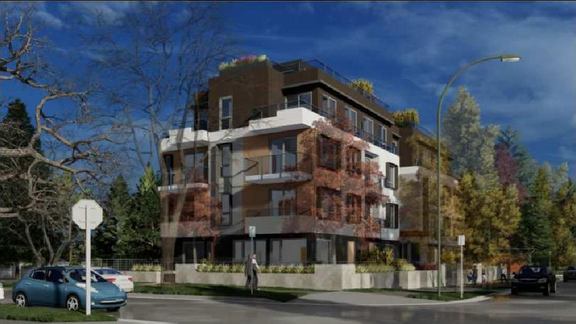 Rendering of building from page 5 of the file 'Referral report'