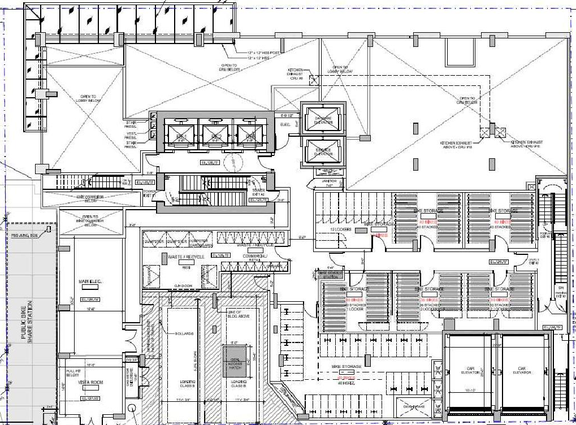 Floor plan for project from page 33 of the file 'Referral report'