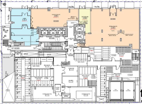 Floor plan for project from page 33 of the file 'Referral report'