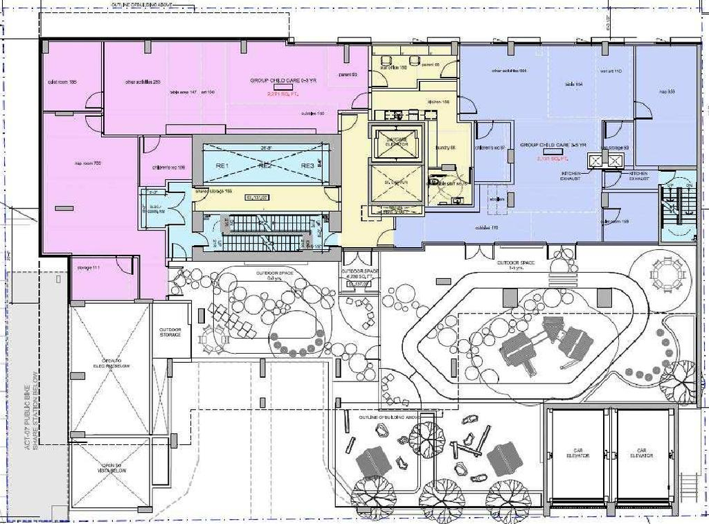 Floor plan for project from page 34 of the file 'Referral report'