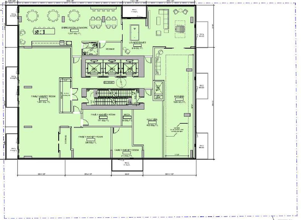 Floor plan for project from page 35 of the file 'Referral report'