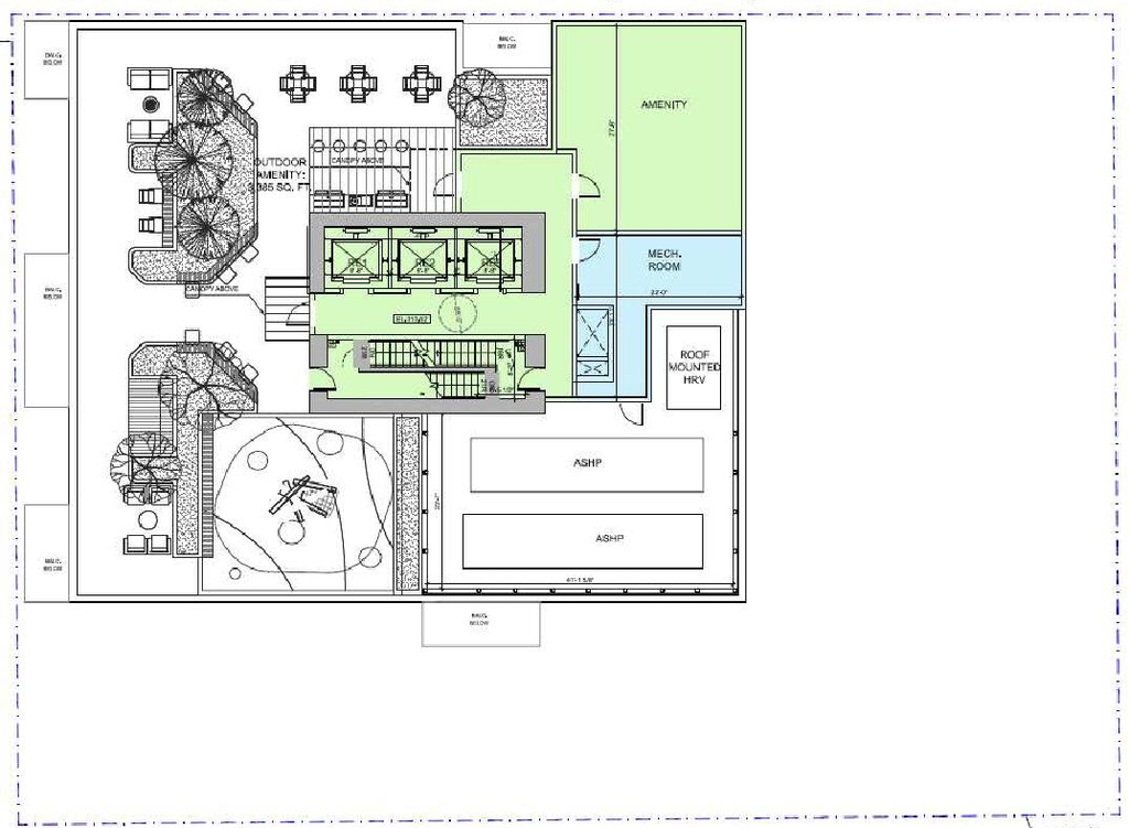 Floor plan for project from page 36 of the file 'Referral report'